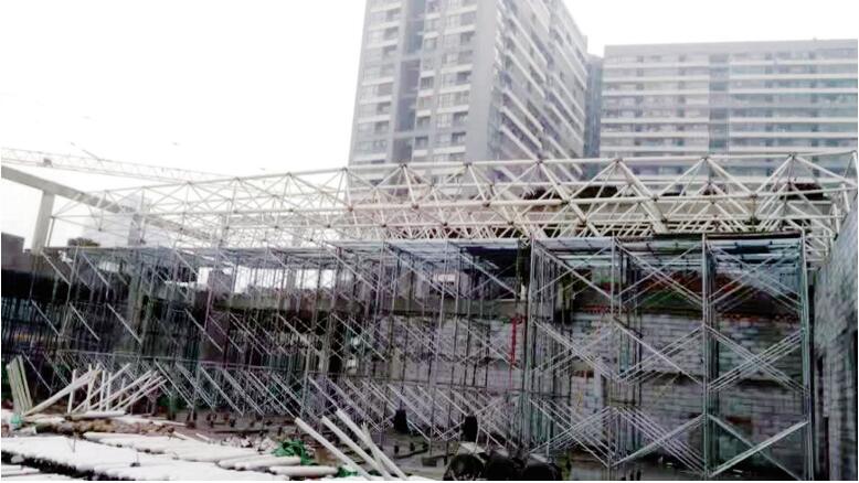 中建總部國際一期項目裙樓網架鋼結構工程